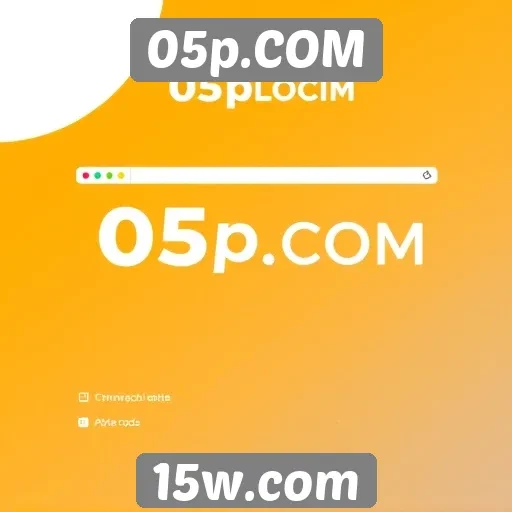 Análise da interface de usuário do 05p.COM